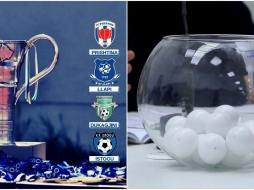 Hidhet shorti i Kupës së Kosovës, do të mësohen çiftet e gjysmëfinaleve