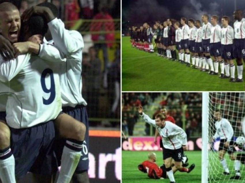 “Hera e fundit në Tiranë” – Faqja zyrtare e Anglisë kujton ndeshjen e para 20 vitesh ndaj Shqipërisë