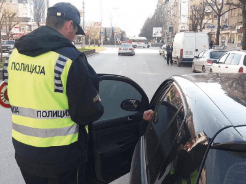 Gjobiten 170 persona në Shkup, 84 për tejkalim të shpejtësisë, 45 gjoba për motoçiklistët
