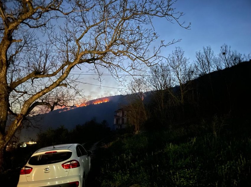 Mali në Mushikovë të Prizrenit është kapluar nga flakët