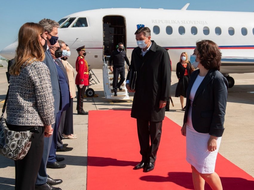 Meta i uron mirëseardhjen në Shqipëri presidentit slloven Borut Pahor