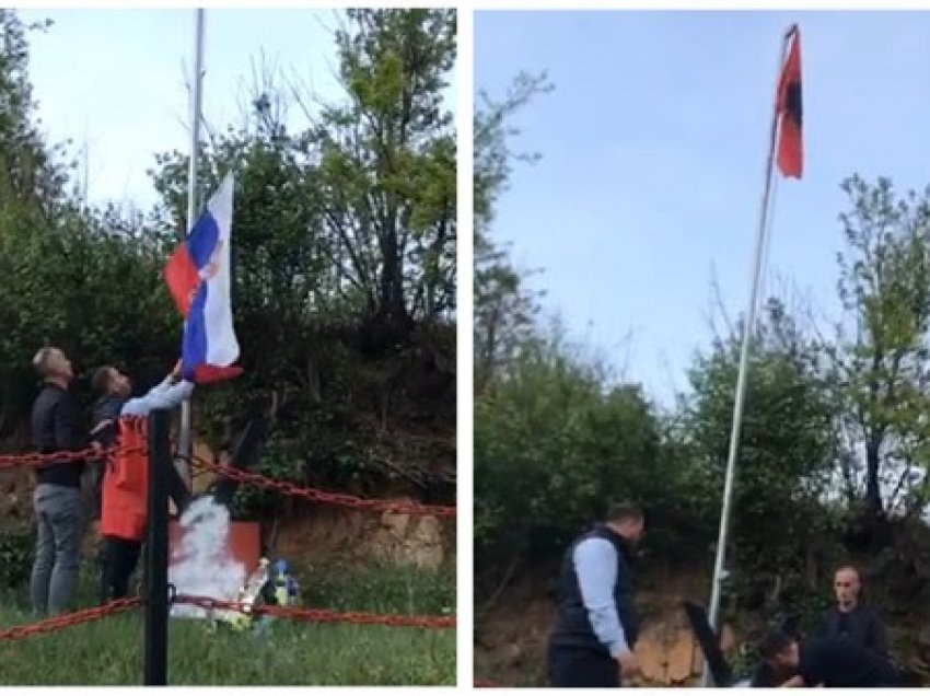 ​Serbia heq flamurin shqiptar nga lapidari i dëshmorit