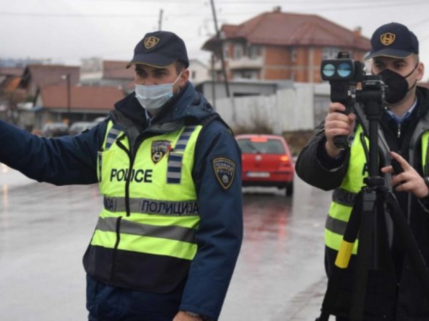 Janë shqiptuar 157 gjoba në Shkup, 46 për vozitje të shpejtë