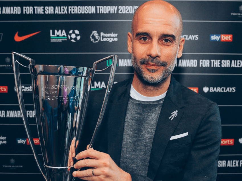 Pep Guardiola fiton çmimin e trajnerit të vitit