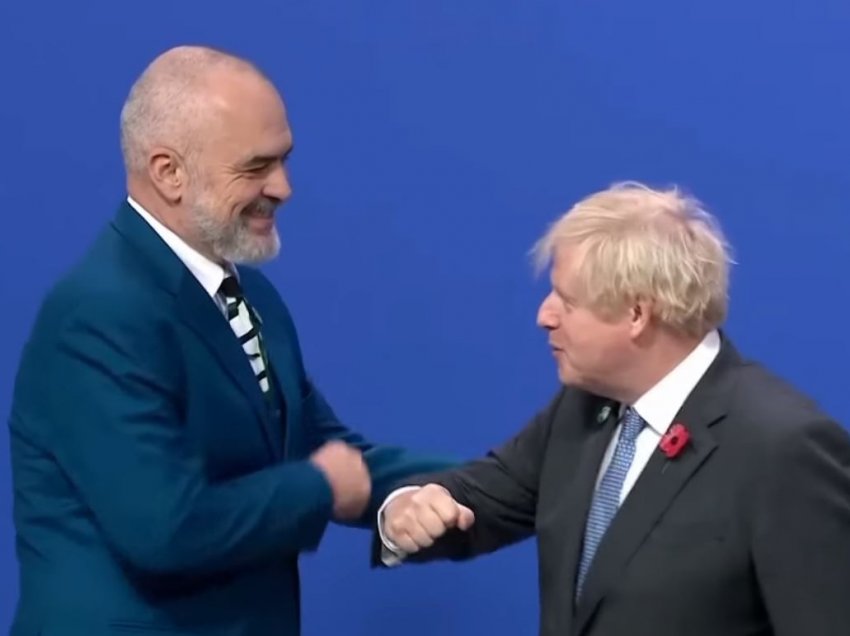 Konferenca e OKB-së për klimën, Edi Rama takohet me Boris Johnson 