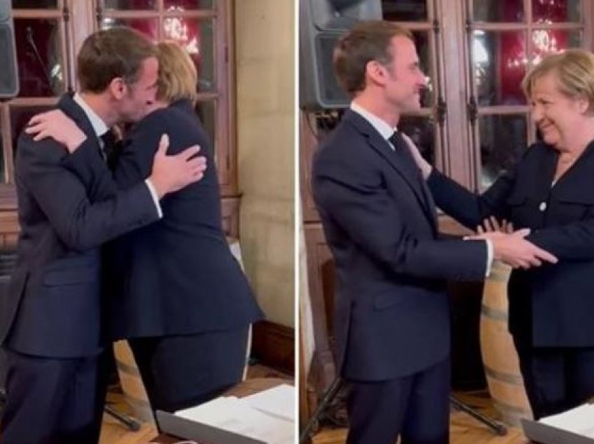Merkel emocionohet me Macron gjatë vizitës së fundit si kancelare