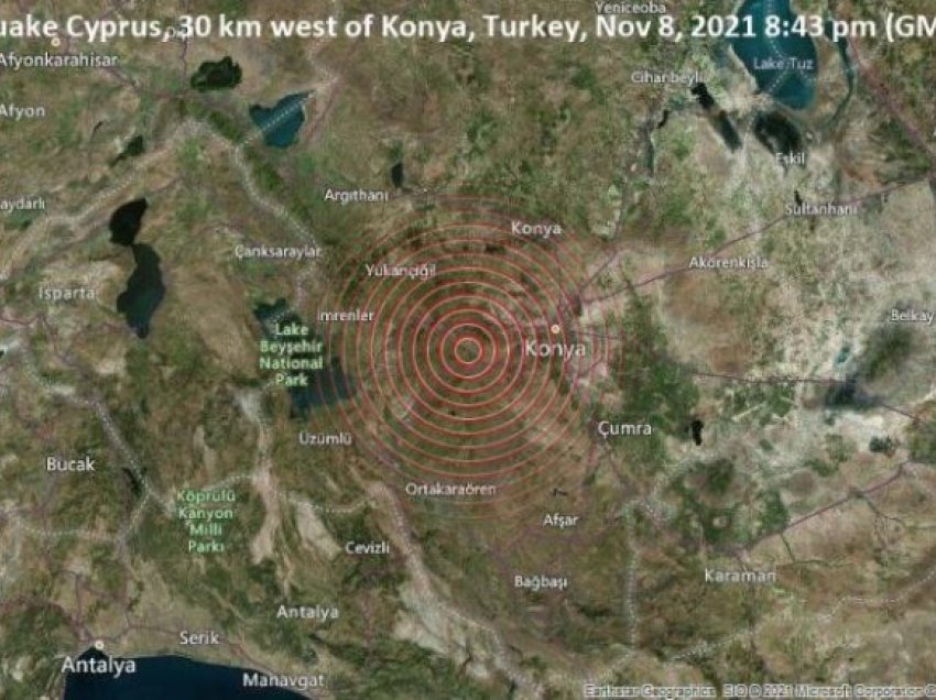 Tërmet me magnitudë 5.1 në Turqi