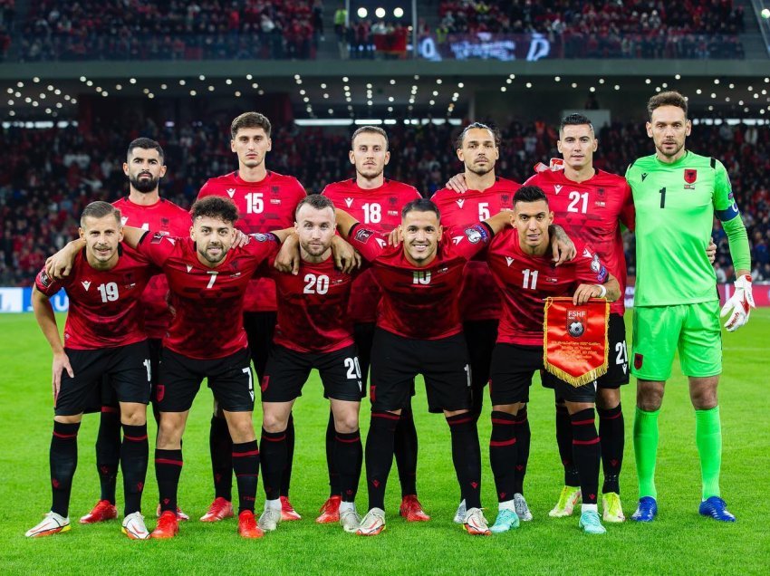 Formacioni i mundshëm i Shqipërisë ndaj Anglisë