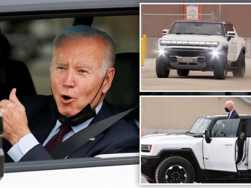 Presidenti Biden promovon makinën elektrike, e projektuar nga një shqiptar nga Vlora