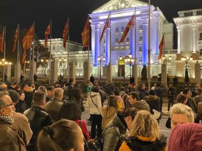 Protestë anti-vaksinë në Shkup: Jo vaksinimit të detyruar