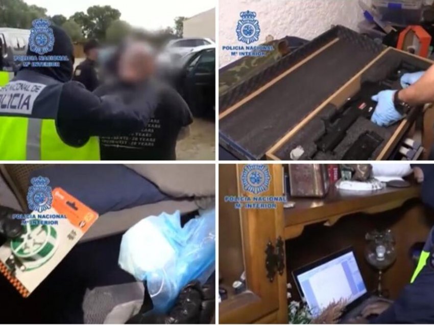 Policia godet huliganët e Barcelonës, sekuestron armë, 300 mijë euro, 5 mijë bimë...