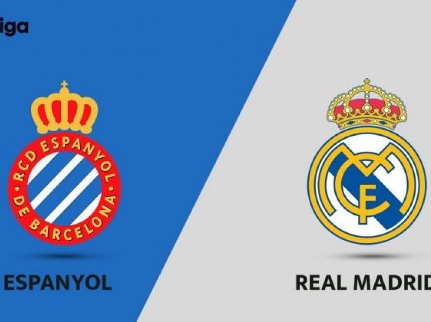 Real Madrid – Espanyol, formacionet zyrtare