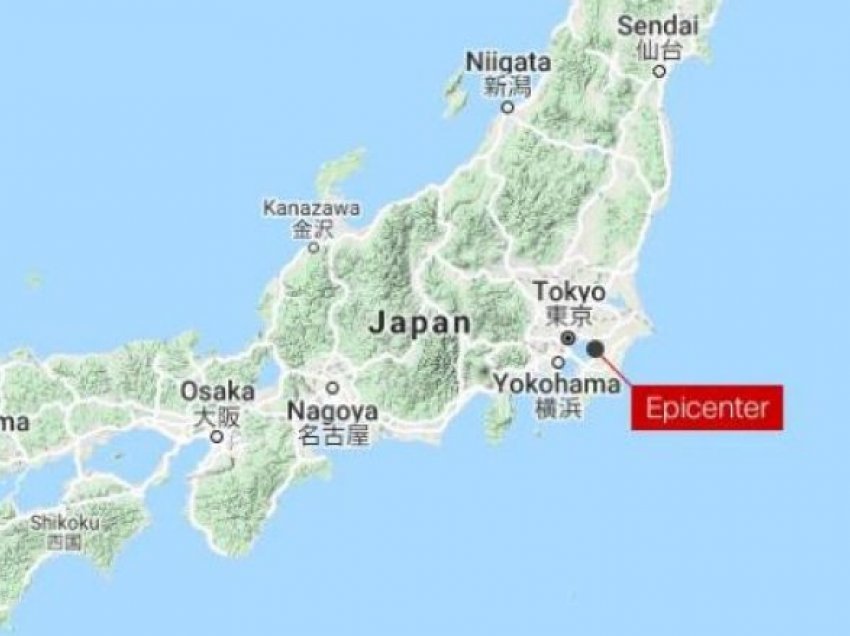 Chiba në veriperëndim të Japonisë goditet nga një tërmet me magnitudë 5.9