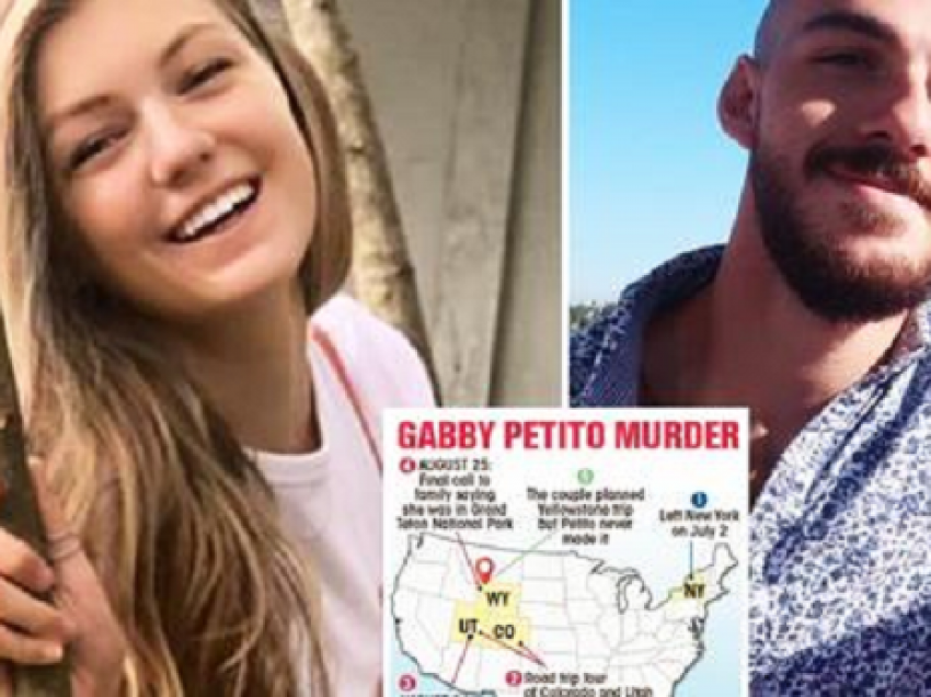 Misteri i vrasjes së modeles Gabby Petito mban peng Amerikën dhe internetin/ I fejuari i dyshuar ende në arrati 