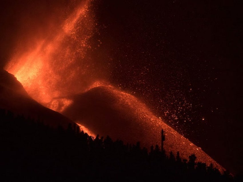 Shpërthim intensiv i vullkanit në La Palma