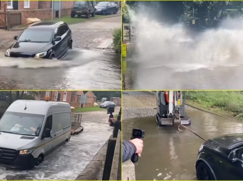 Këta shoferë në Angli menduan se po vozisnin nëpër “një pellg”, por matjet u dolën gabim!