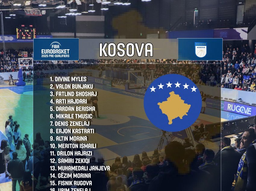 Lista e gjerë e Kosovës A kundër Norvegjisë dhe Daniamrkës