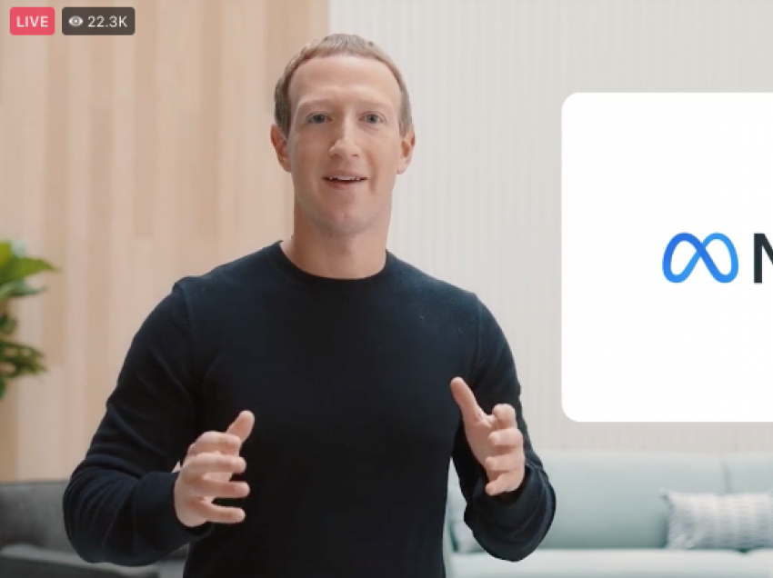Facebook u bë “Meta”, flet Marck Zuckerberg 