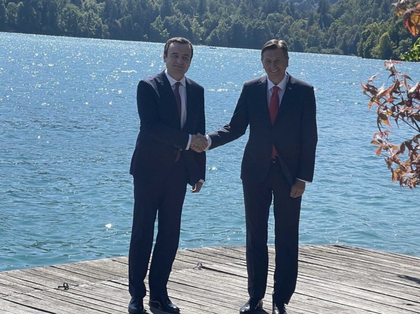 Kryeministri Kurti takoi presidentin e Sllovenisë, Borut Pahor