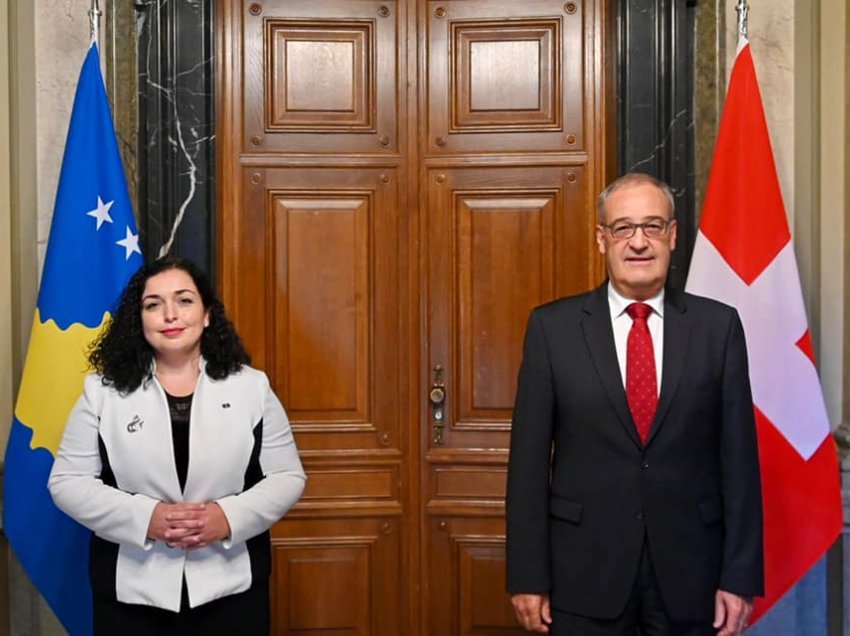 Osmani takon presidentin e Zvicrës: Po negociojmë nënshkrimin e kësaj Marrëveshjeje