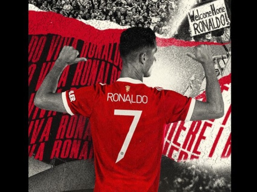 Ronaldo siguron numrin 7 te Man United