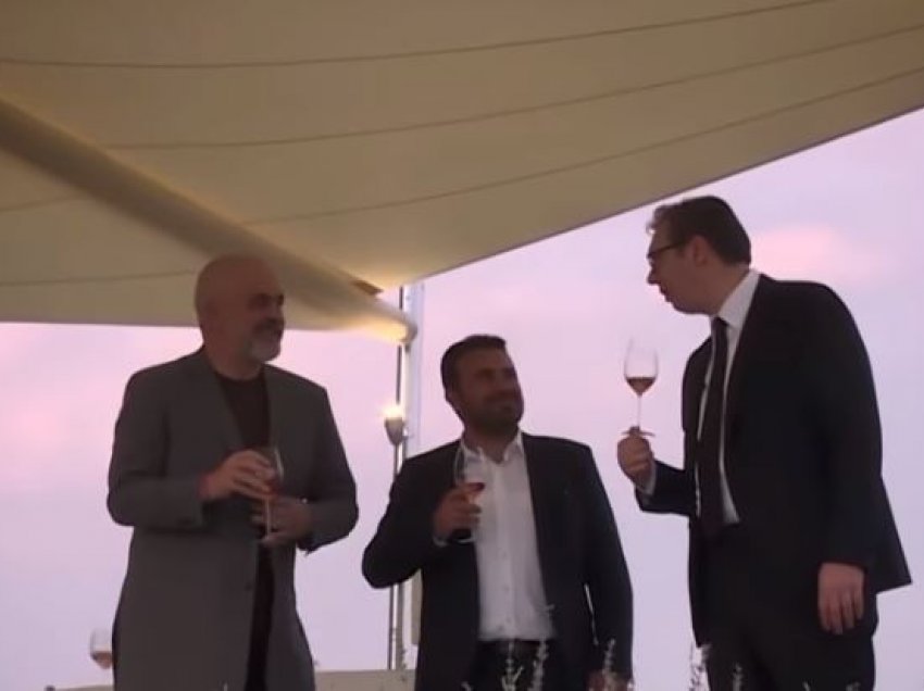 Rama, Zaev e Vuçiq ‘pijnë nga një gotë verë’ për Ballkanin e Hapur, presidenti serb: Nuk mund t’i ndaloni…