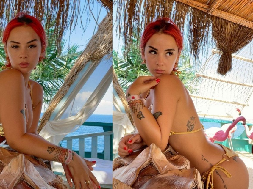 Rina Balaj sjell foto me bikini nga pushimet