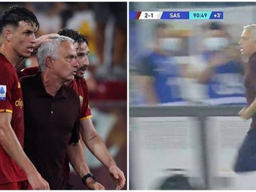 Mourinho feston si i çmendur me lojtarët golin në minutën e fundit