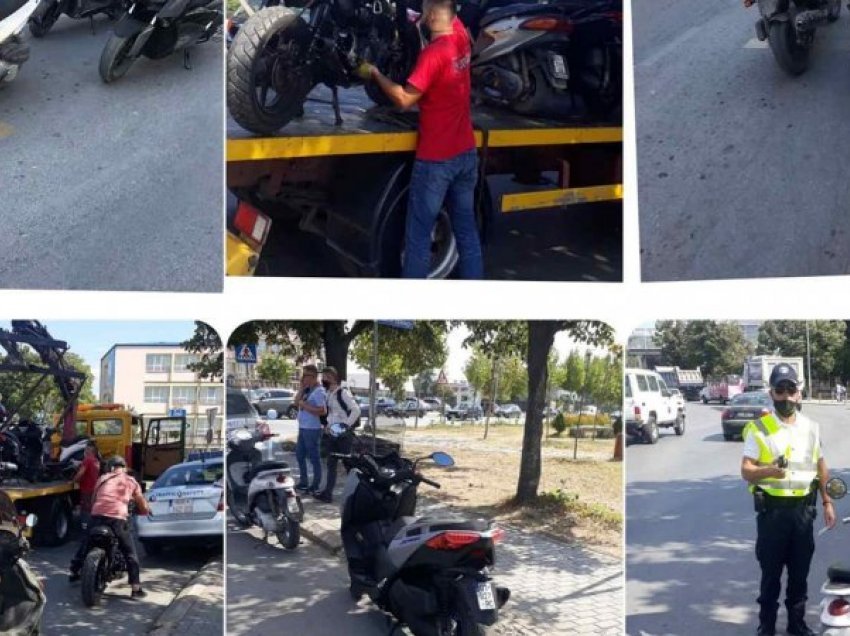 Në Prishtinë shqiptohen 59 gjoba dhe konfiskohen 9 motoçikleta 