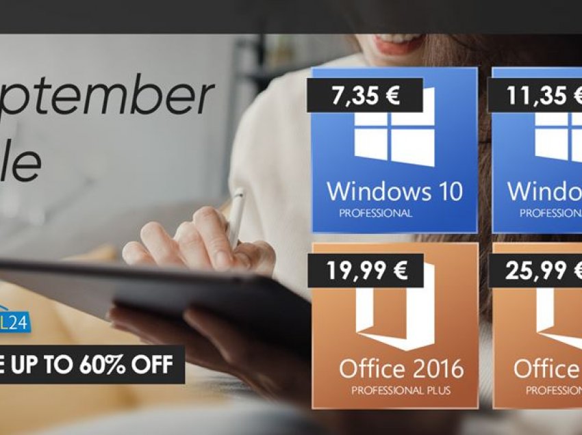 Shitje Godeal24 Shtator: Merrni Windows 10 për 7.35€
