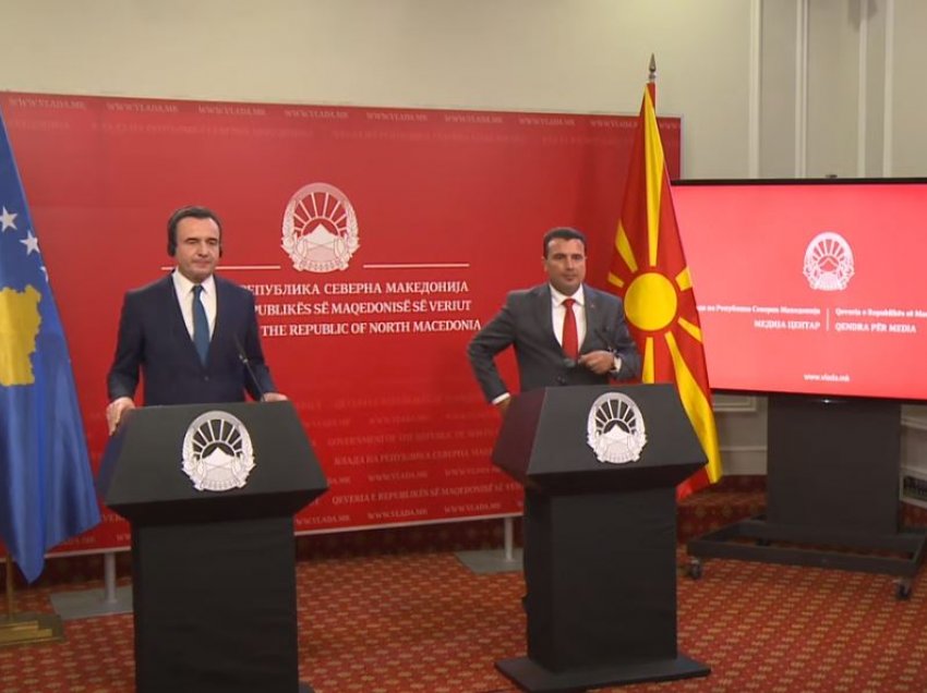 Nënshkruhen 11 marrëveshje, Kurti: Etapë e re e bashkëpunimit ndërmjet Kosovës dhe Maqedonisë së Veriut