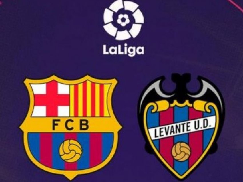 Formacionet zyrtare Barcelona-Levante