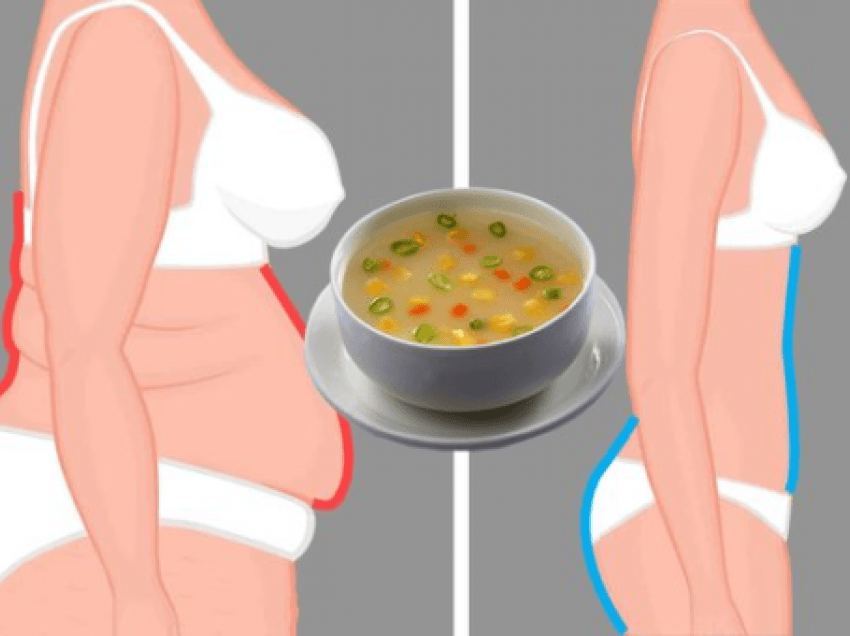 Dieta 1 javore e supës që shkrin dhjamin e barkut