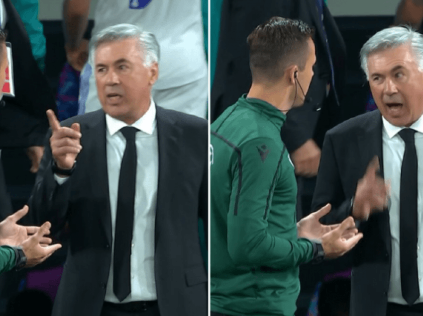 Ancelotti shfryn me arbitrin pas turpërimit nga Tiraspoli: Hera e parë që më ndodh me ty