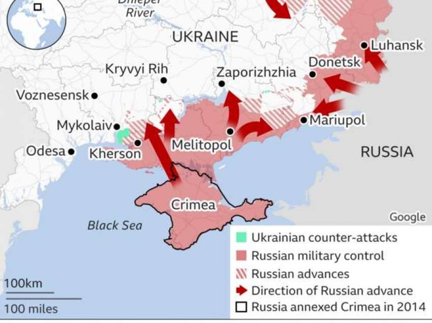 Ukraina: Forcat ruse po rigrupohen për të goditur Donbasin