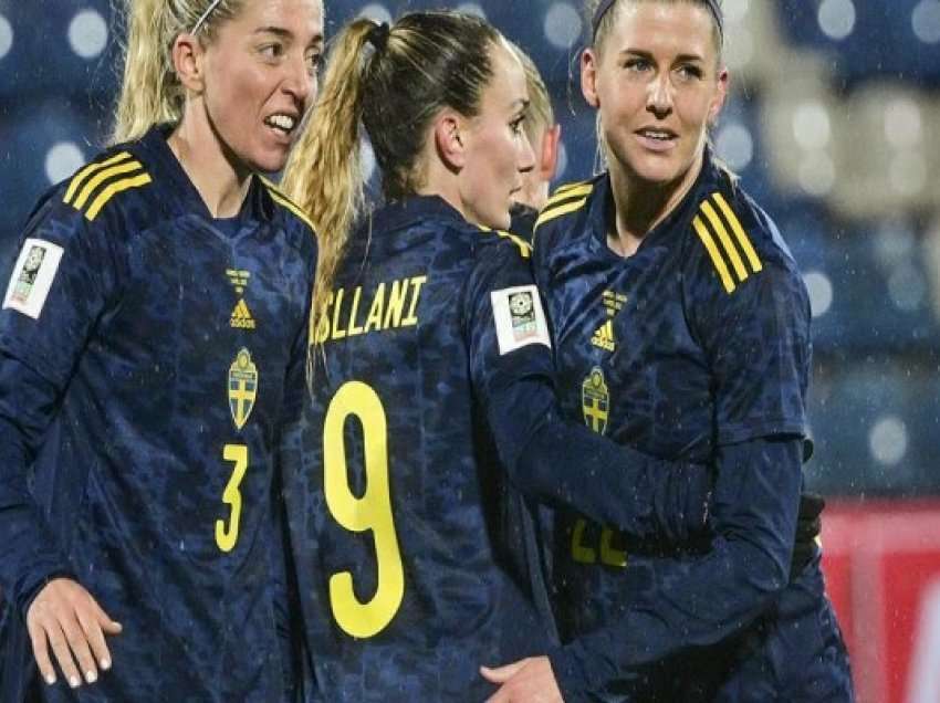Kosovare Allani protagoniste në fitoren prej 15 golave të Suedisë ndaj Gjeorgjisë