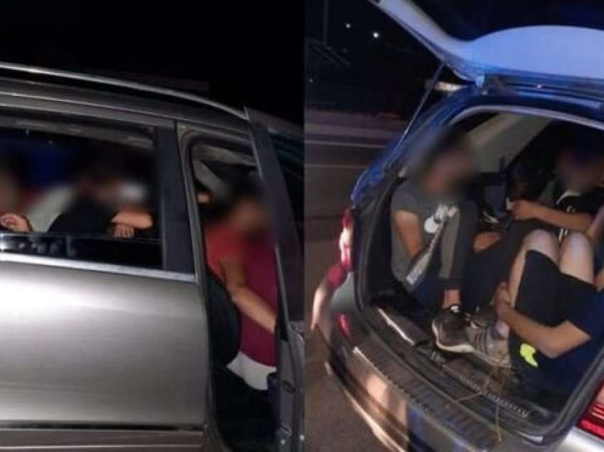 Sarandiotja mbush makinën me emigrantë e niset drejt Tiranës