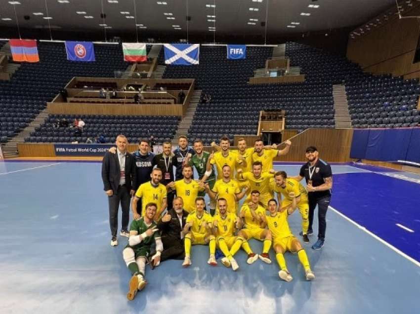 Kosova siguron kualifikimin tutje për në Botërorin e futsallit, fitoren ndaj Skocisë ia dedikon “Dardanëve”