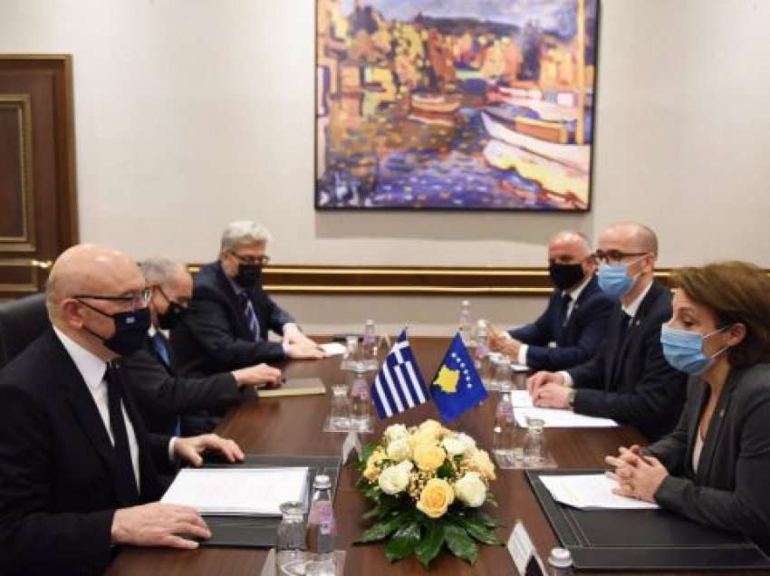 Zyrtarë grekë vizitë në Kosovë, Gërvalla kërkon që BE të pozicionohet qartë ndaj Serbisë