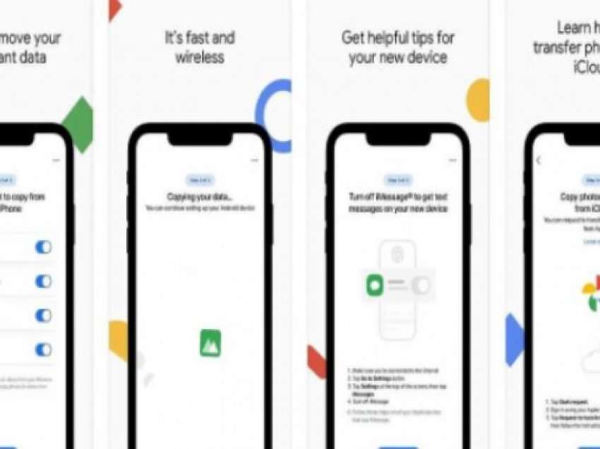 Google ka lançuar aplikacionin Switch to Android për pajisjet iOS
