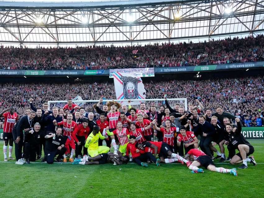 PSV përmbys Ajaxin, fiton për herë të 10-të në histori Kupën 