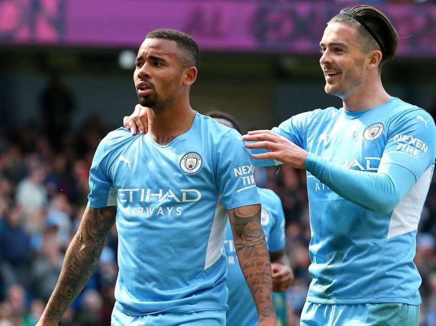 Gabriel Jesus shënon katër gola për fitoren bindëse të Manchester Cityt