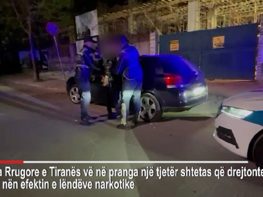 Në skanerin e “AquilaScan”, pranga 21-vejcarit në Tiranë, drejtonte makinën nën efektin e drogës