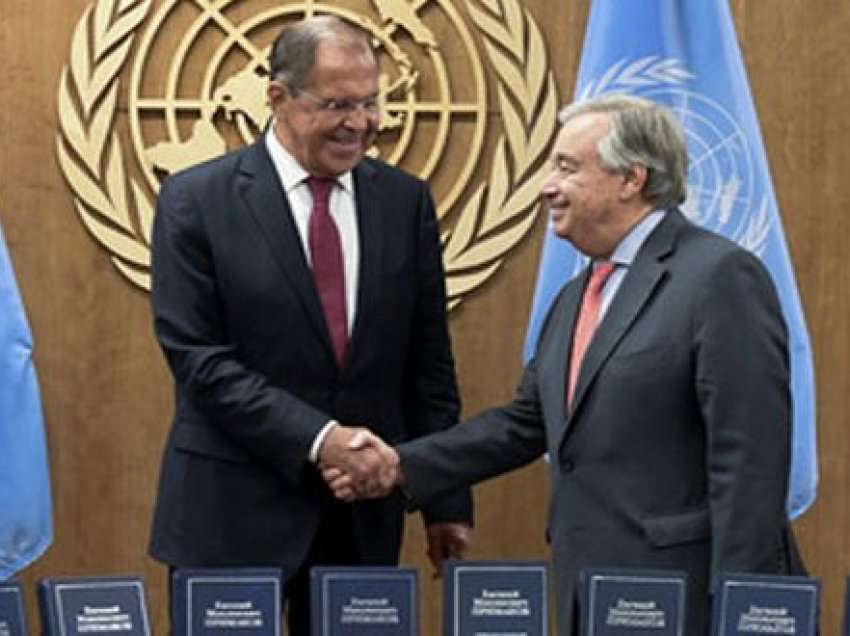 Guterres-Lavrovit: Duhet t’i japim fund luftës