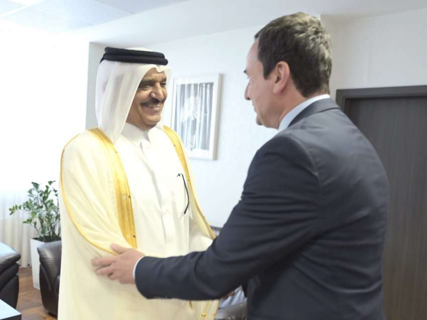 Kryeministri Kurti priti në takim Ambasadorin e Katarit, Ali bin Hamad Al-Marri