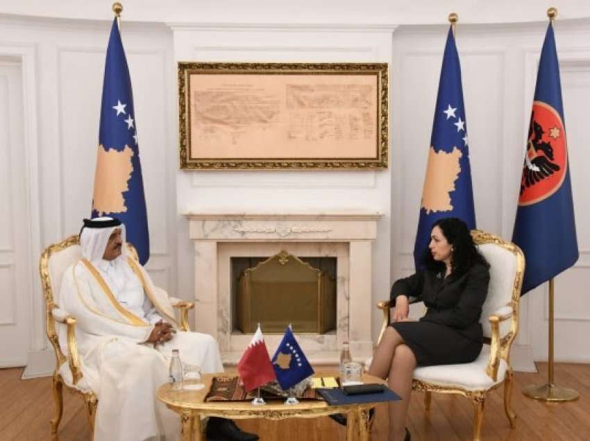Osmani priti në takim ambasadorin jorezident të Katarit, Al-Marri