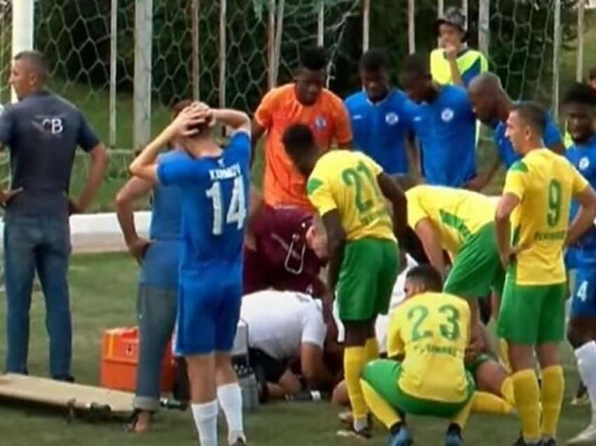 E tmerrshme, futbollisti bie në komë pas goditjes...