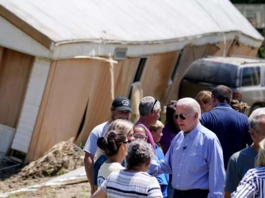 Biden vizitë në Kentaki, premton ndihma pas përmbytjeve 