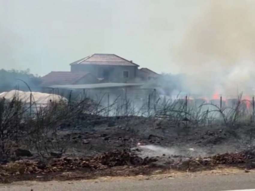 Zjarre në zona të ndryshme të Shqipërisë