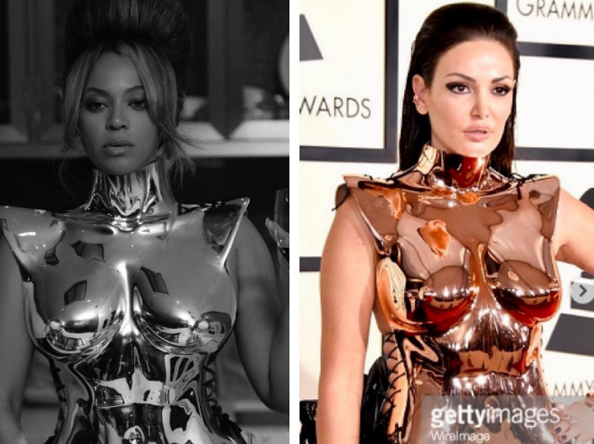 “Jam në të njëjtën faqe me yjet botëror”/ Bleona Qerreti vendos pikat mbi ‘i’ pas akuzave për veshjen e njejtë me Beyonce